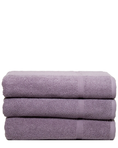 Shop Ivy Set Of 3  Collection Rice Effect Bath Towels