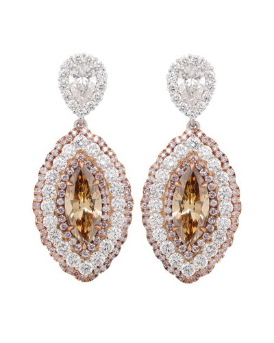 Shop Diana M. Fine Jewelry 18k 8.63 Ct. Tw. Diamond Earrings