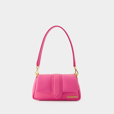 Shop Jacquemus Le Petit Bambimou Tasche -  - Leder - Neon Pink