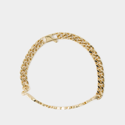 Jacquemus The Curb Chain Bracelet In Gold