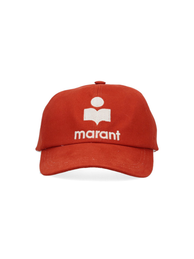 Shop Isabel Marant Tyron Baseball Cap In Red