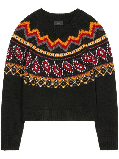 Shop Alanui Antartic Circle Sweater In Black  