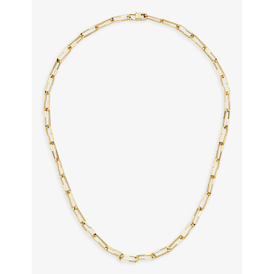 Shop Gucci Womens Yellow Gold Link To Love 18ct Yellow-gold Chain Necklace
