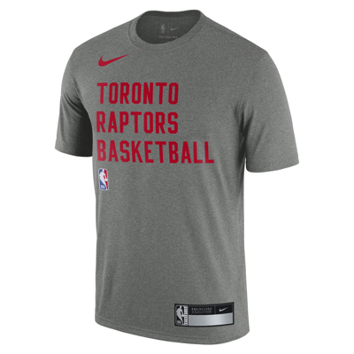 Shop Nike Toronto Raptors  Men's Dri-fit Nba Practice T-shirt In Grey