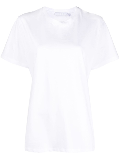 Shop Iro Logo-print Cotton T-shirt In White
