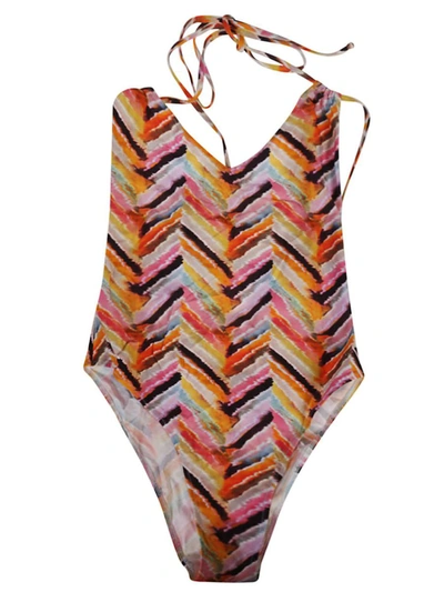 Shop Feel Me Fab Varadero Printed One-piece Swimsuit In Multicolour
