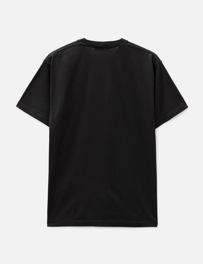 Shop Stone Island Emblem T-shirt In Black