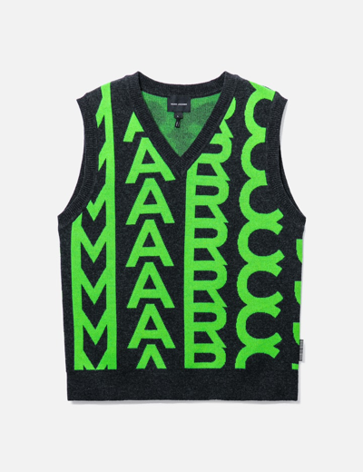 Shop Marc Jacobs Wool Vest In Black