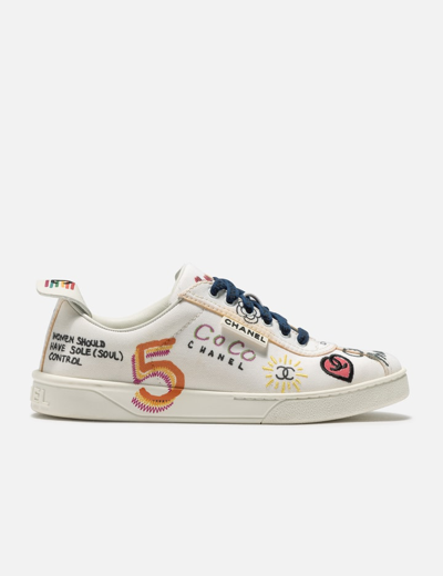 Pre-owned Chanel X Pharrel Williams Shoes In White