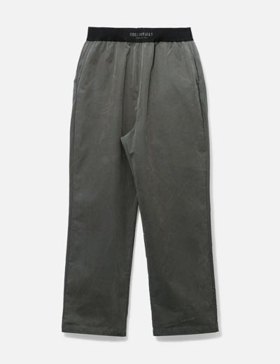 Shop Essential Fear Of God S Loose Pants In Grey