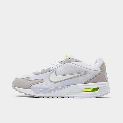 Shop Nike Women's Air Max Solo Casual Shoes In Phantom/white/football Grey/volt