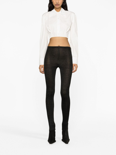 Shop A. Roege Hove Emma Slit-ankle Trousers In Schwarz
