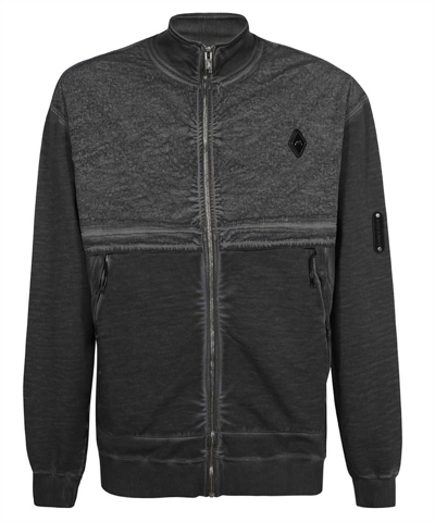Shop A-cold-wall* A Cold Wall Wash Contrast Zip-up Jacket In Grey