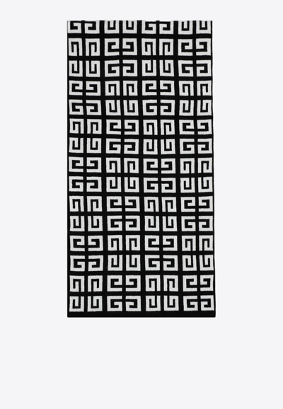 Shop Givenchy Double-face Scarf In Wool And Cashmere In Monochrome