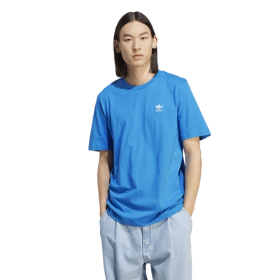 Shop Adidas Originals Essentials 23 T-shirt In Blue Bird/white