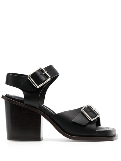 Shop Lemaire Sandal In Black