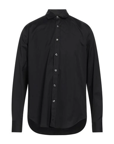 Shop John Richmond Man Shirt Black Size 44 Cotton, Elastane