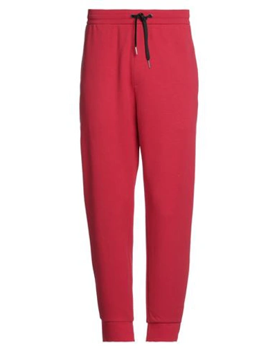 Shop Armani Exchange Man Pants Red Size L Cotton, Polyester