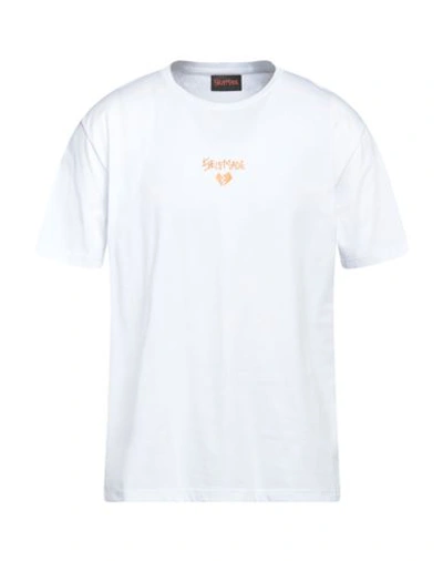 Shop Self Made By Gianfranco Villegas Man T-shirt White Size Xxl Cotton