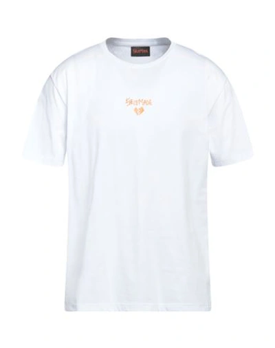 Self Made By Gianfranco Villegas Man T-shirt White Size Xxl Cotton In White