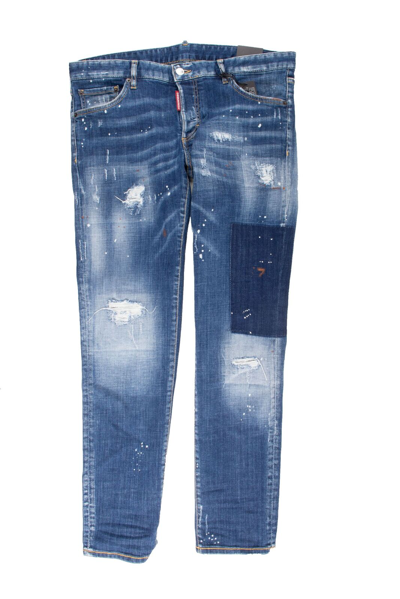 Pre-owned Dsquared2 Herren Jeans | S71lb0514 Slim Fit Jeans