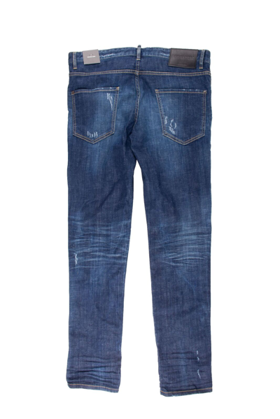 Pre-owned Dsquared2 Herren Jeans | Am1060s30342 Slim Fit Jeans