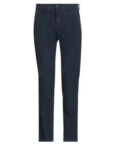 Shop Mp Massimo Piombo Man Pants Midnight Blue Size 28 Cotton, Lycra