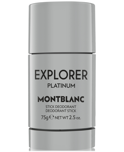 Shop Montblanc Men's Explorer Platinum Deodorant Stick, 2.5 Oz.