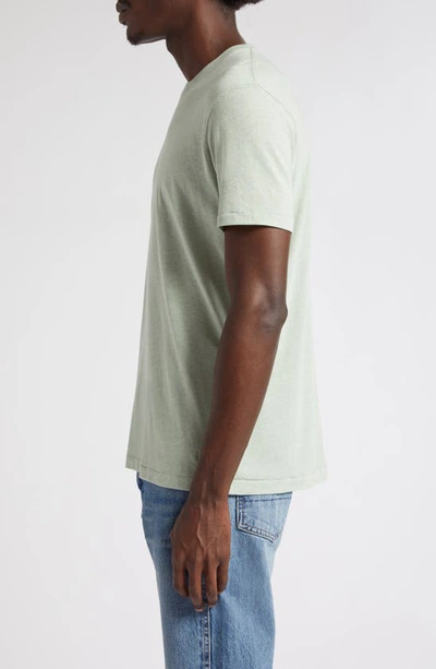 Tom Ford Mélange Crewneck T-shirt In Mint