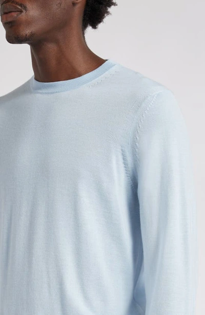 Shop Tom Ford Cashmere & Silk Crewneck Sweater In Sky Blue