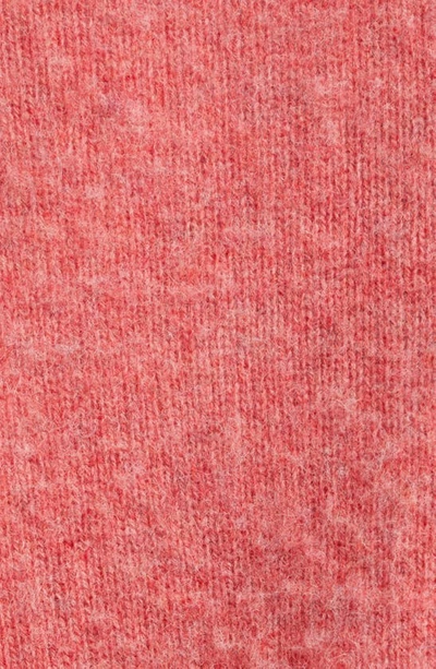 Drake's Brushed Wool Crewneck Sweater In Rosebud