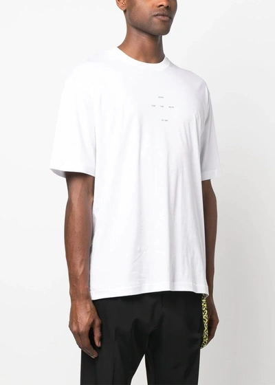 Shop Song For The Mute White "logo" Oversized Tee