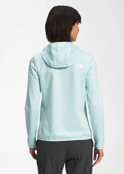 Shop The North Face Blue Canyonlands Hoodie In Skylight Blue White Heather