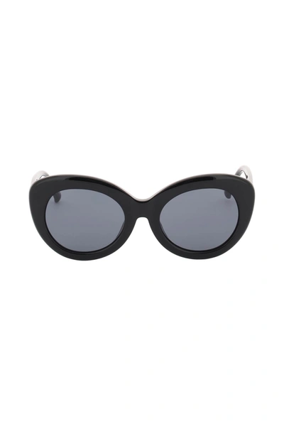 Shop Attico The  'agnes' Sunglasses Women In Black
