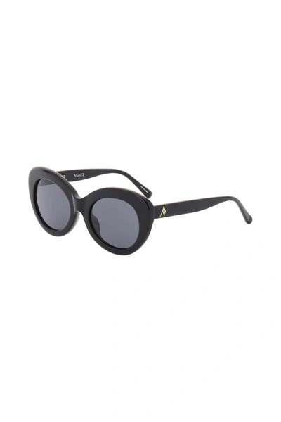Shop Attico The  'agnes' Sunglasses Women In Black