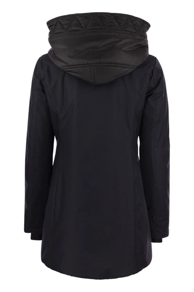 Shop Fay Toggle - Double Front Parka In Navy
