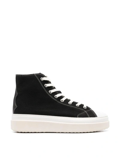 Shop Isabel Marant Austen High-top Platform Sneakers In Black