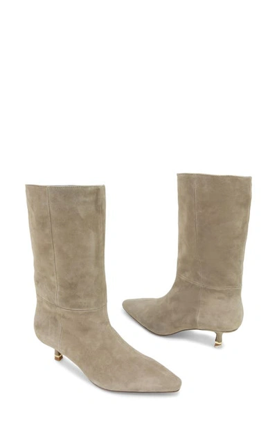 Shop Kenneth Cole Meryl Pointed Toe Boot In Taupe Suede