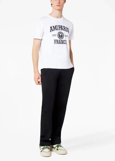 Shop Ami Alexandre Mattiussi Black Chino Trousers