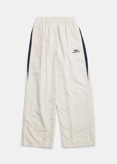 Shop Balenciaga White 3b Sports Icon Tracksuit Pants