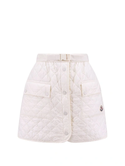 Shop Moncler Skirt In White