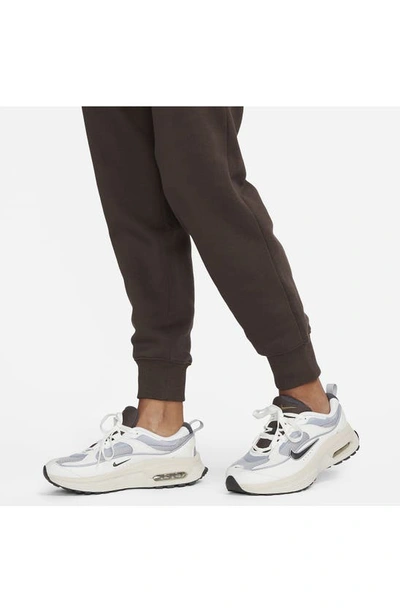 Shop Nike Sportswear Phoenix Fleece Sweatpants In Baroque Brown/ Sail