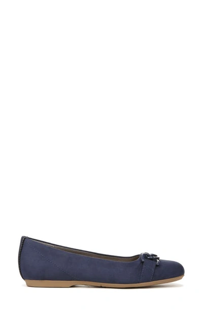 Shop Dr. Scholl's Wexley Chain Detail Flat In Navy