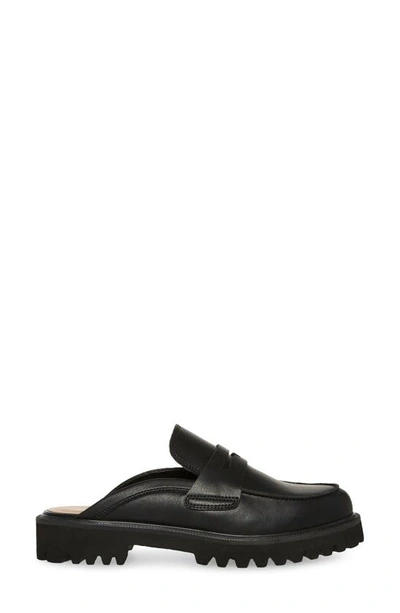 Shop Blondo Florenz Waterproof Lug Loafer Mule In Black Leather