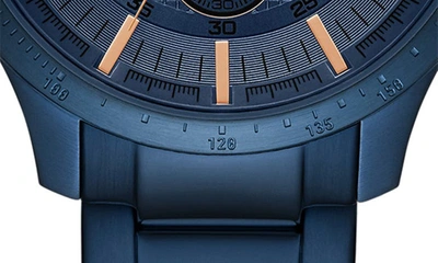 Armani Exchange Ax  Chronograph Bracelet Watch, 46mm In Blue