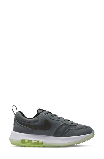 Shop Nike Kids' Air Max Motif Sneaker In Grey/ Volt/ Volt/ Black