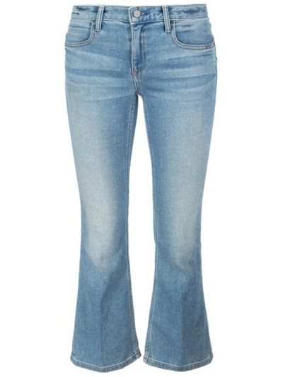 Alexander Wang Cropped Jeans In Blue
