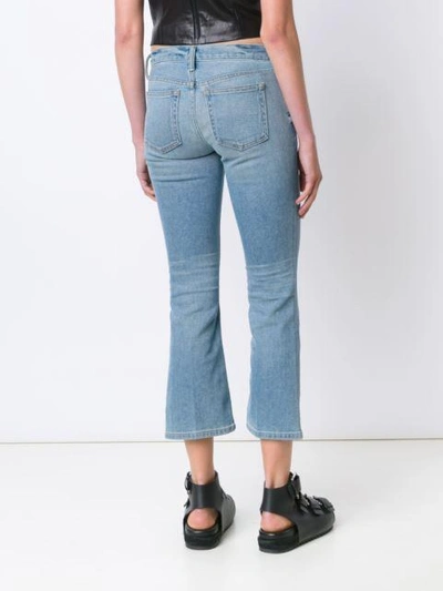 Shop Alexander Wang Cropped Jeans In Blue