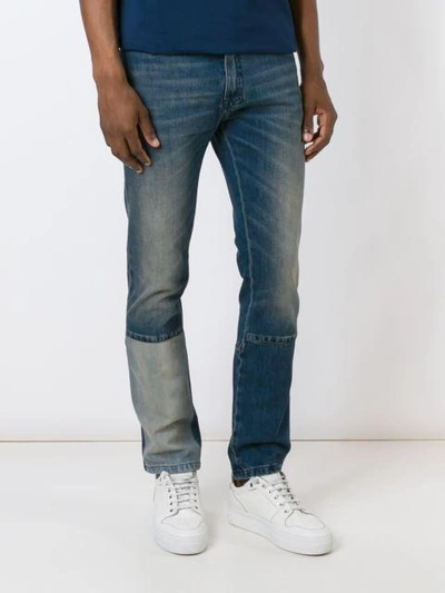 Shop Maison Margiela Contrast Panel Jeans