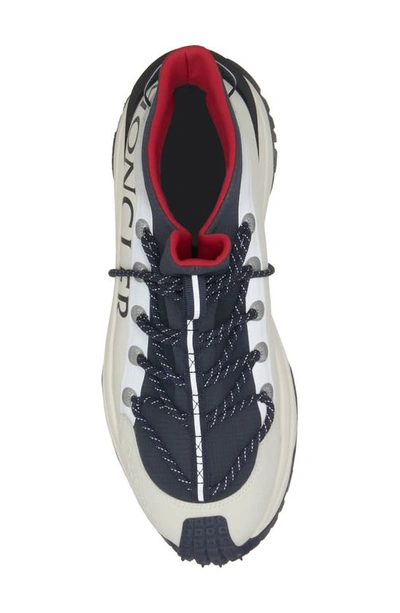 Shop Moncler Trailgrip Lite 2 Low Top Sneaker In Blue/ White